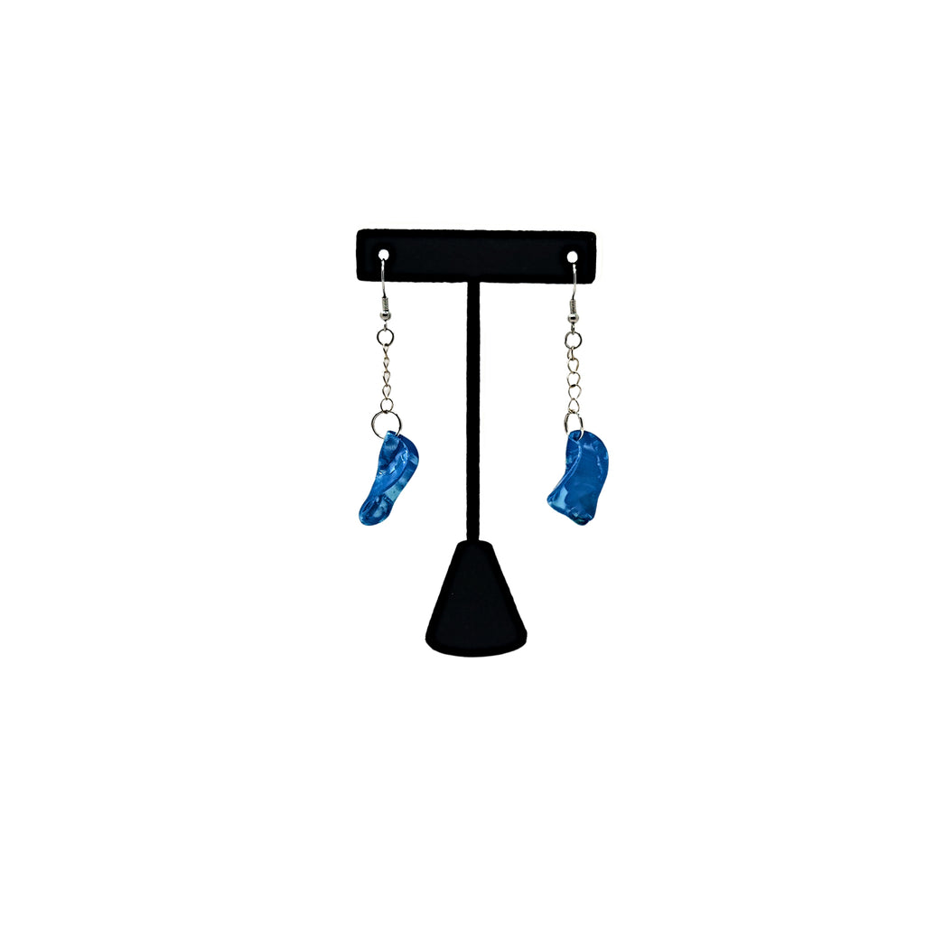 One of a Kind Twisted Guitar Pick Earring