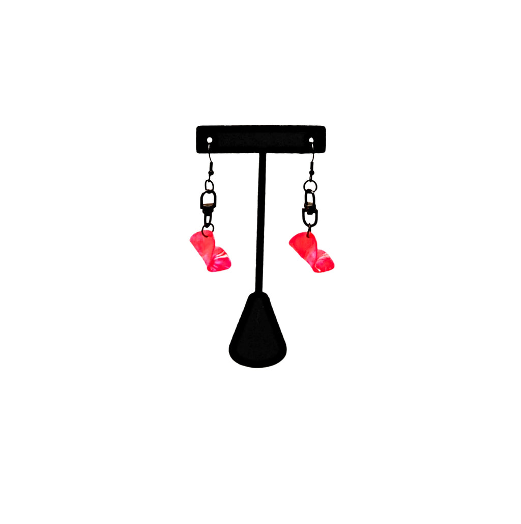 One of a Kind Twisted Guitar Pick Earring