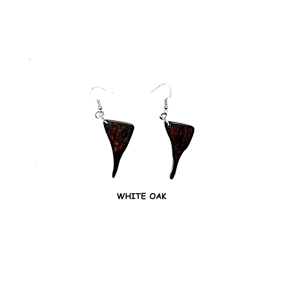 One of a Kind Mixed Hardwood Earring