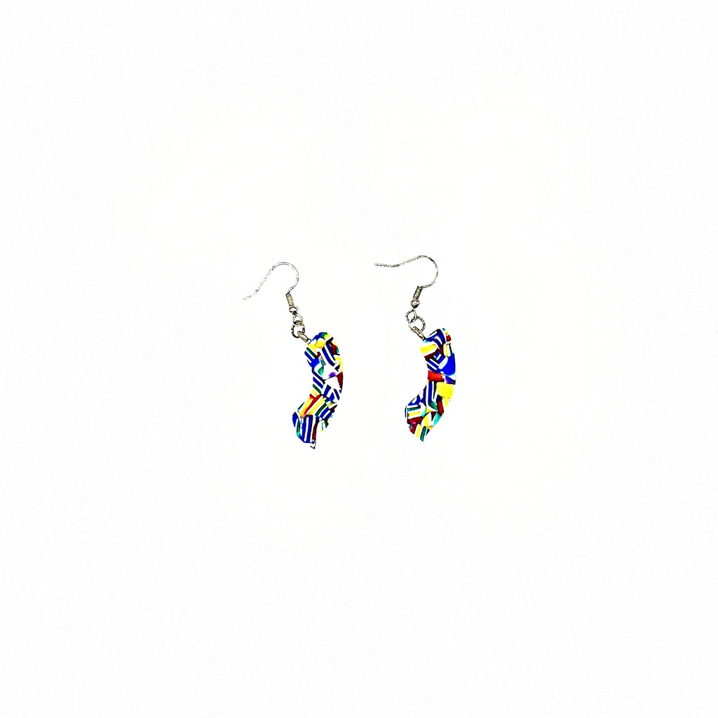 One of a Kind Kaleidoscope Acrylic Earring