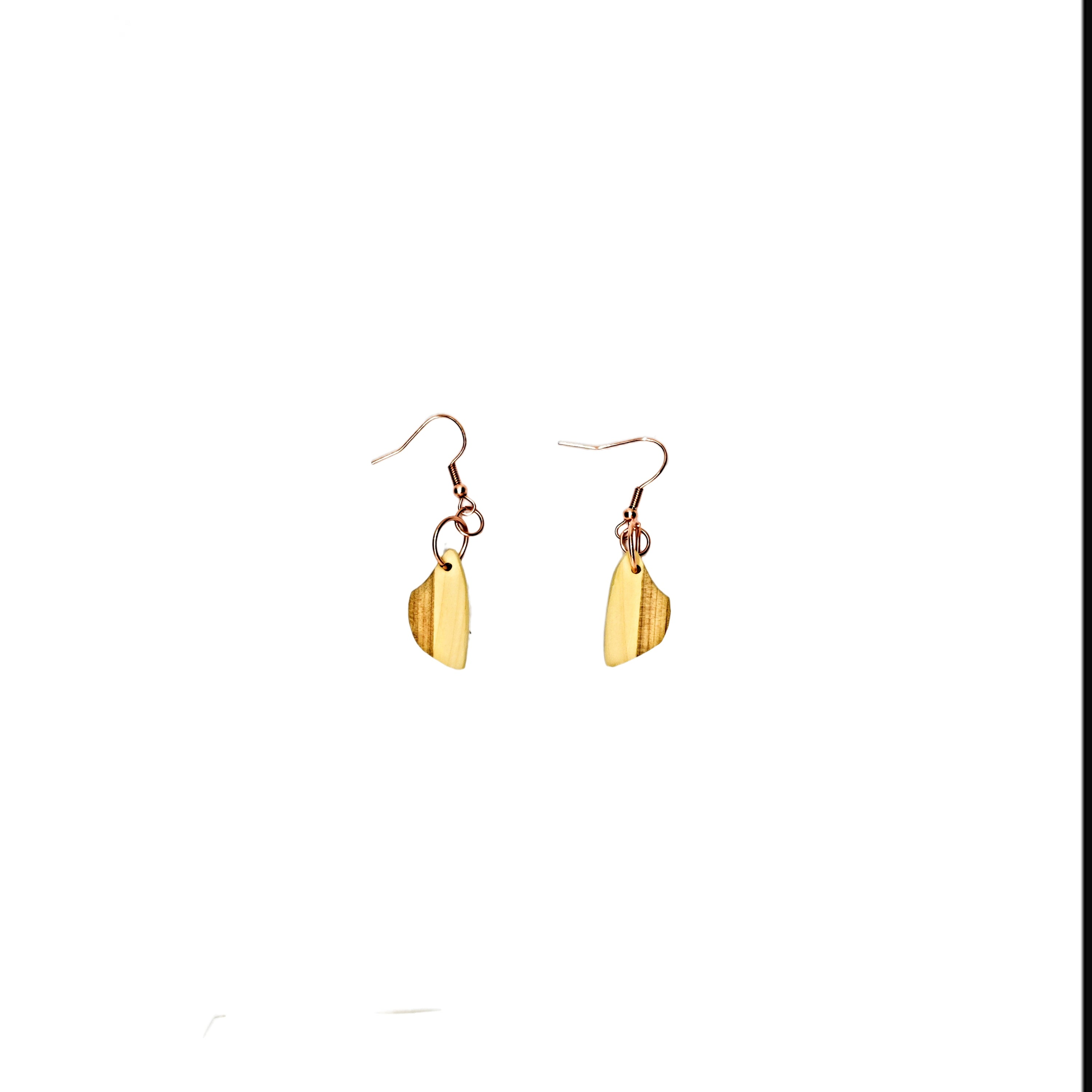 One of a Kind Bamboo Earring
