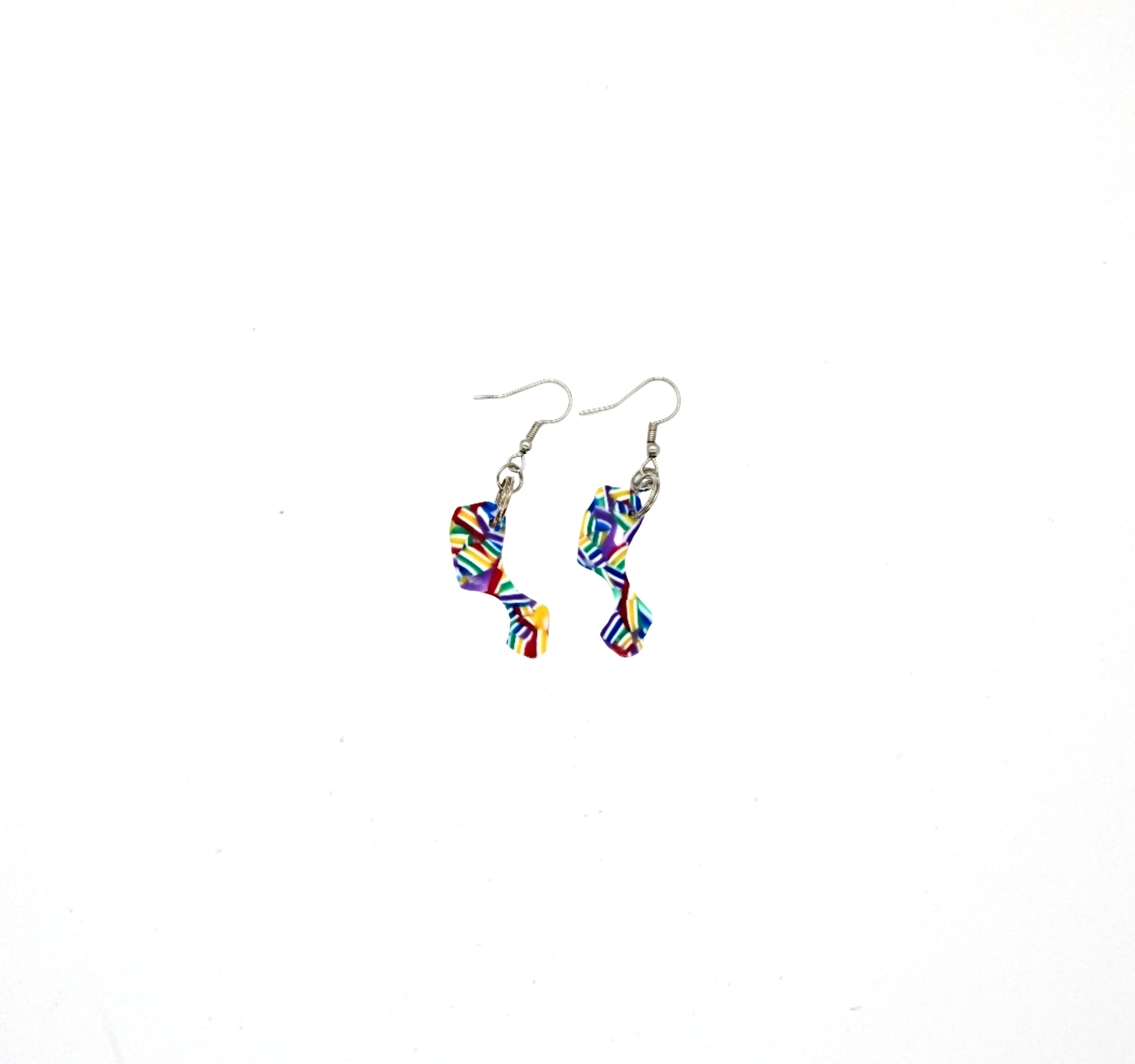 One of a Kind Kaleidoscope Acrylic Earring