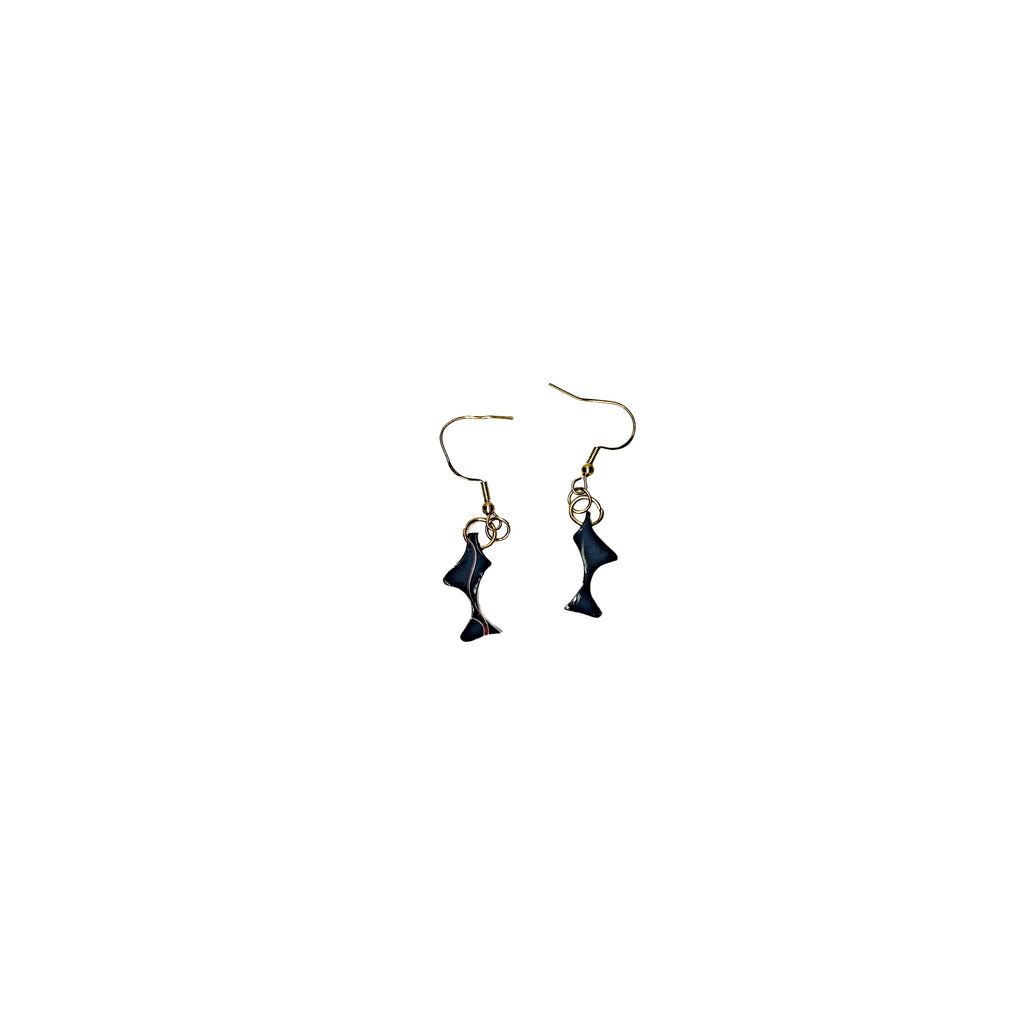 One of a Kind  Dark Theme Acrylic Earring